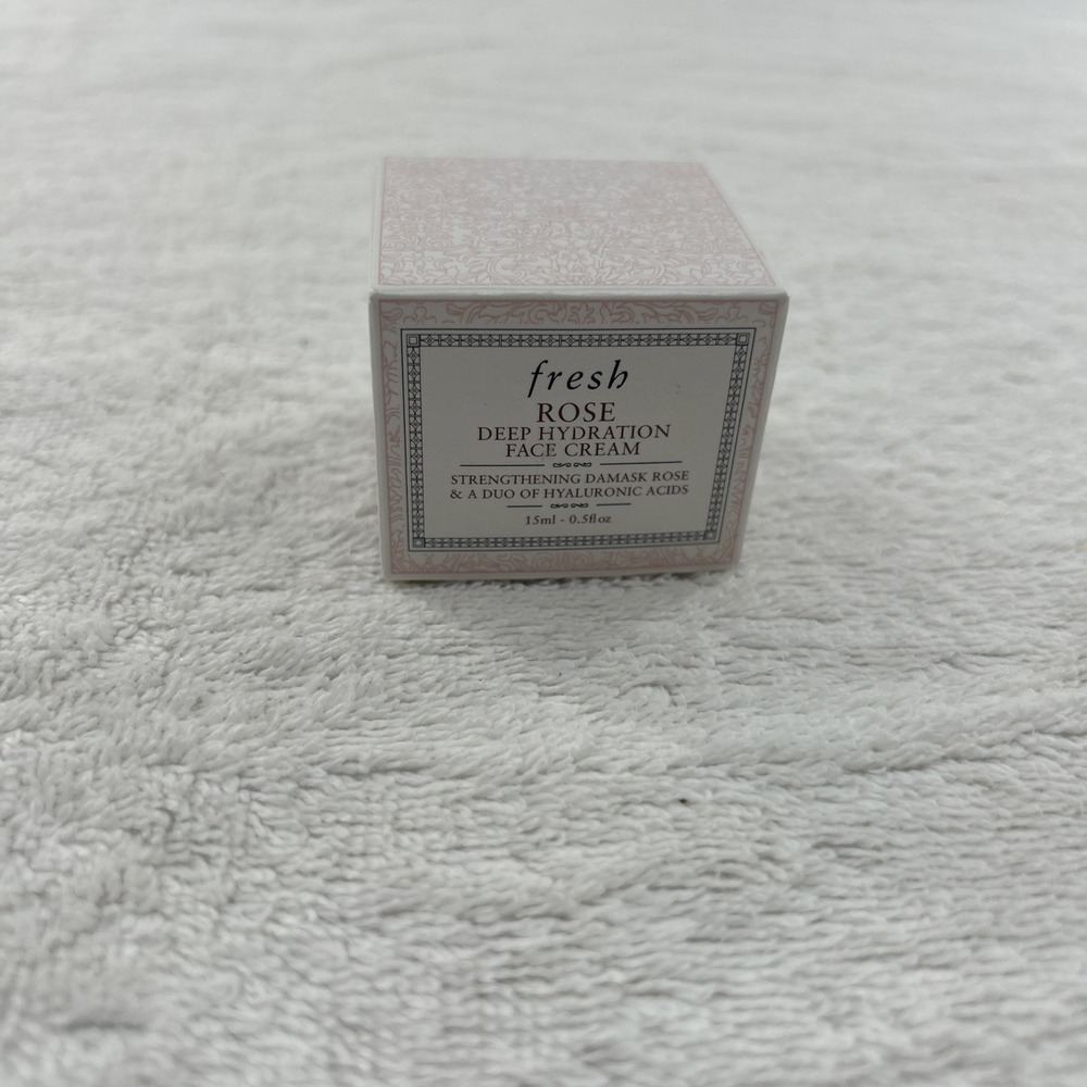Fresh Rose Deep Hydration Face Cream Moisturizer 0.5 FL. OZ. / 15mL  💯authentic